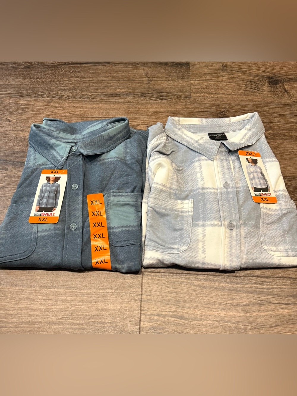 Bundle of 32 Degrees Ladies' Cozy Knit Stretch Plaid Top